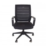 Office & Home Mesh Chair TORINO Big Black Modern